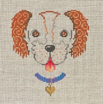 click here to view larger image of Dog Face - Spaniel (hand painted canvases)