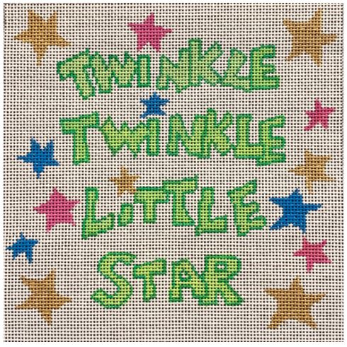 click here to view larger image of Twinkle Twinkle Little Star  (hand painted canvases)