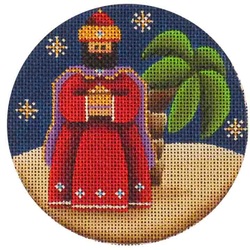 click here to view larger image of Red Wiseman (hand painted canvases)