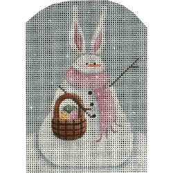 click here to view larger image of Easter Snowman (hand painted canvases)