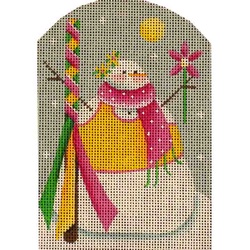 click here to view larger image of May Pole Snowman (hand painted canvases)