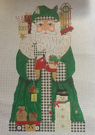 click here to view larger image of Farmhouse Santa (hand painted canvases)