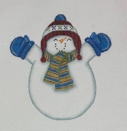 click here to view larger image of Snowman - Jolly (hand painted canvases)