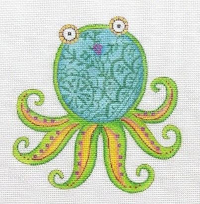 click here to view larger image of Sassy Octopus (hand painted canvases)