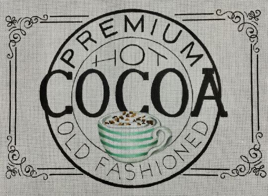 click here to view larger image of Hot Chocolate - Premium Cocoa Sign (hand painted canvases)
