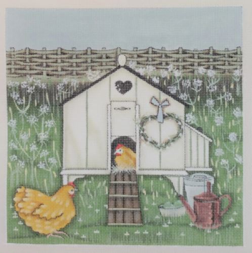 click here to view larger image of Hen House (hand painted canvases)
