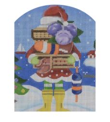 click here to view larger image of New England Elf  (hand painted canvases)