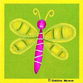 click here to view larger image of Pink Dragonfly (hand painted canvases)