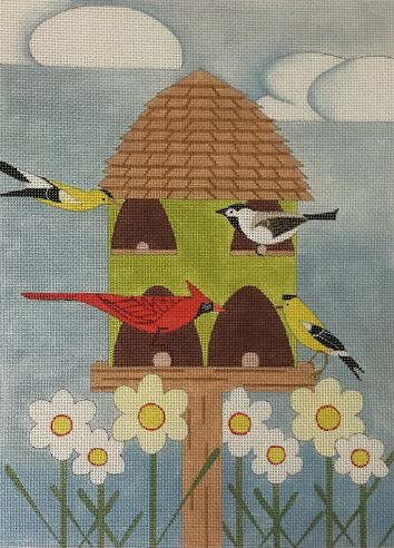 click here to view larger image of Bird Feeder (hand painted canvases)