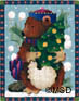 click here to view larger image of Woodland Ornament - Beaver (hand painted canvases)