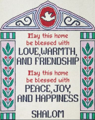 click here to view larger image of House Blessing (hand painted canvases)