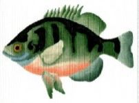 click here to view larger image of Bluegill (hand painted canvases)