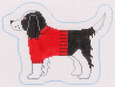 click here to view larger image of Springer Spaniel Profile (hand painted canvases)
