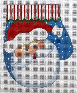 click here to view larger image of Santa Mitten  (hand painted canvases)