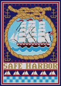click here to view larger image of Safe Harbor (hand painted canvases)
