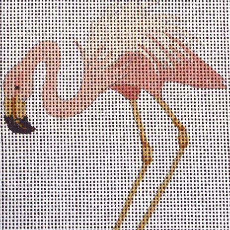 click here to view larger image of Flamingo - Shelling (hand painted canvases)