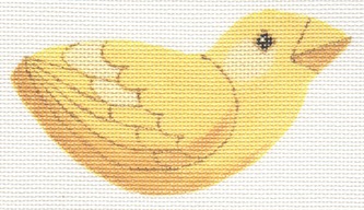 click here to view larger image of Clip On Bird - Canary (hand painted canvases)
