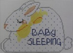 click here to view larger image of Bunny Baby Sleeping (hand painted canvases)