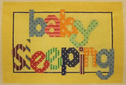 click here to view larger image of Baby Sleeping  (hand painted canvases)