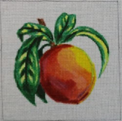 click here to view larger image of Small Peach (hand painted canvases)