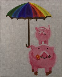 click here to view larger image of Pile of Pigs (hand painted canvases)