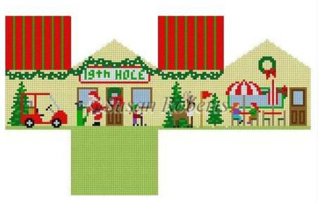 click here to view larger image of Mini House - 19th Hole (hand painted canvases)