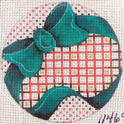 click here to view larger image of Green Bow (hand painted canvases)