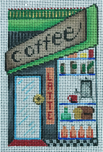 click here to view larger image of Building - Coffee Shop (hand painted canvases)