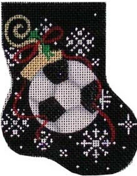 click here to view larger image of Soccer Mini Sock (hand painted canvases)