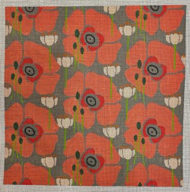 click here to view larger image of Poppies  (hand painted canvases)