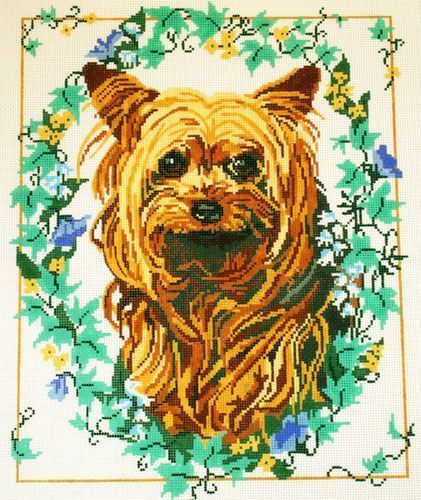 click here to view larger image of Yorkie (hand painted canvases)