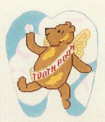 click here to view larger image of Tooth Pooh (hand painted canvases)