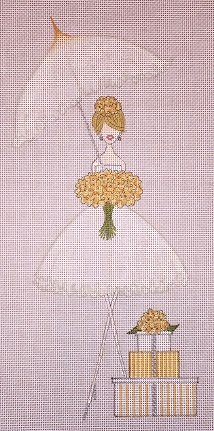 click here to view larger image of Umbrella Bride (hand painted canvases)