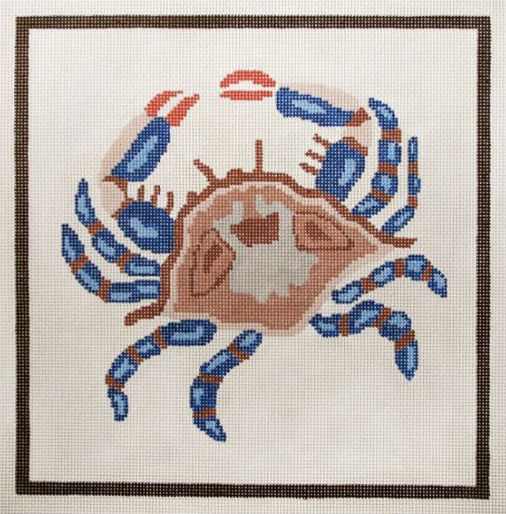 click here to view larger image of Blue Crab (hand painted canvases)