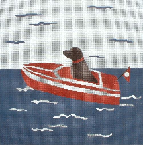 click here to view larger image of Sea Dog (hand painted canvases)