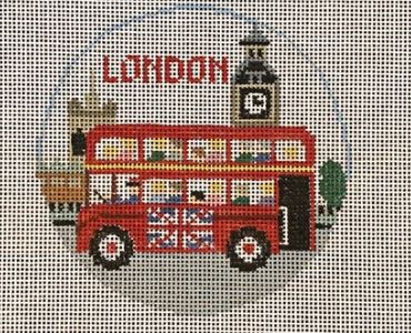 click here to view larger image of London Double Decker (hand painted canvases)