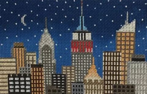 click here to view larger image of NYC at Night (hand painted canvases)