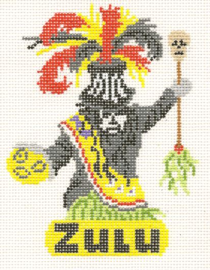 click here to view larger image of Zulu Witch Doctor (hand painted canvases)
