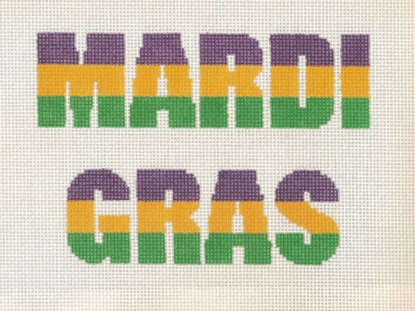 click here to view larger image of Mardi Gras - Small (hand painted canvases)