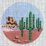 click here to view larger image of Travel Round - Arizona (desert) (hand painted canvases)