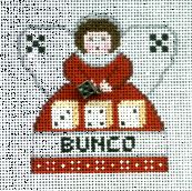 click here to view larger image of Bunco Mini Angel (hand painted canvases)
