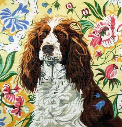 click here to view larger image of Springer Spaniel (hand painted canvases)