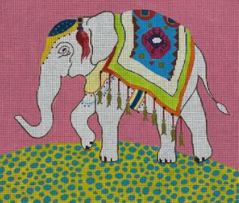click here to view larger image of White Elephant (hand painted canvases)
