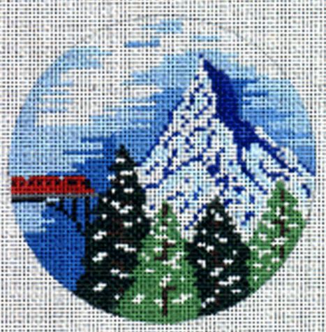 click here to view larger image of Travel Round - Switzerland (Matterhorn) (hand painted canvases)