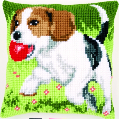 click here to view larger image of Beagle Cushion (needlepoint kits)