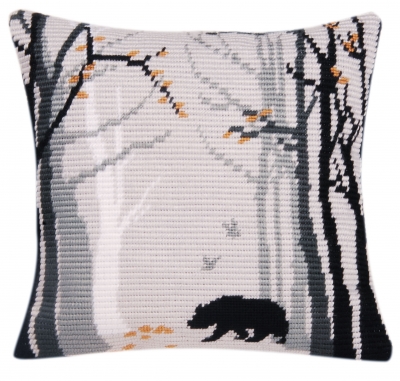 click here to view larger image of Bruno (Bear) Cushion (needlepoint kits)