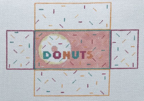 click here to view larger image of Donuts Box (hand painted canvases)