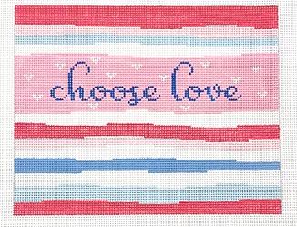 click here to view larger image of Choose Love (hand painted canvases)