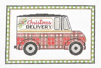 click here to view larger image of Christmas Delivery Truck (hand painted canvases)