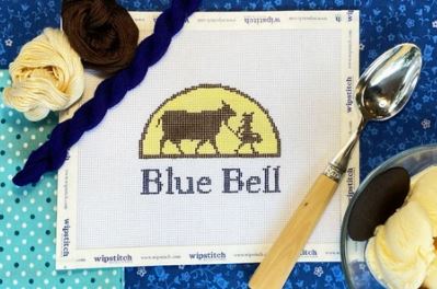 click here to view larger image of Blue Bell® (hand painted canvases)